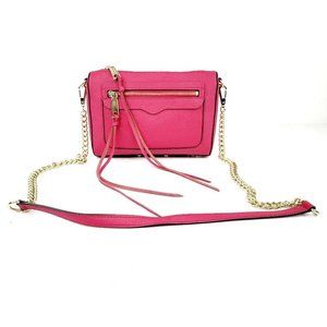 Rebecca Minkoff Avery Saffiano Pink Leather Crossb